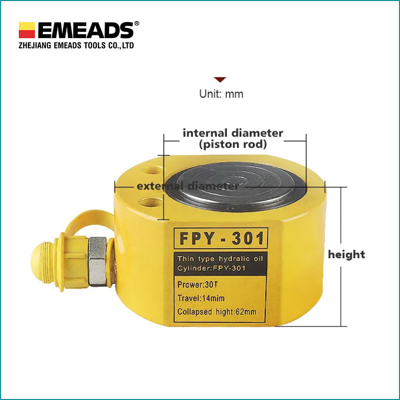 FPY series Thin type hydraulic oil Cylinder Hydraulic Pulling Jack